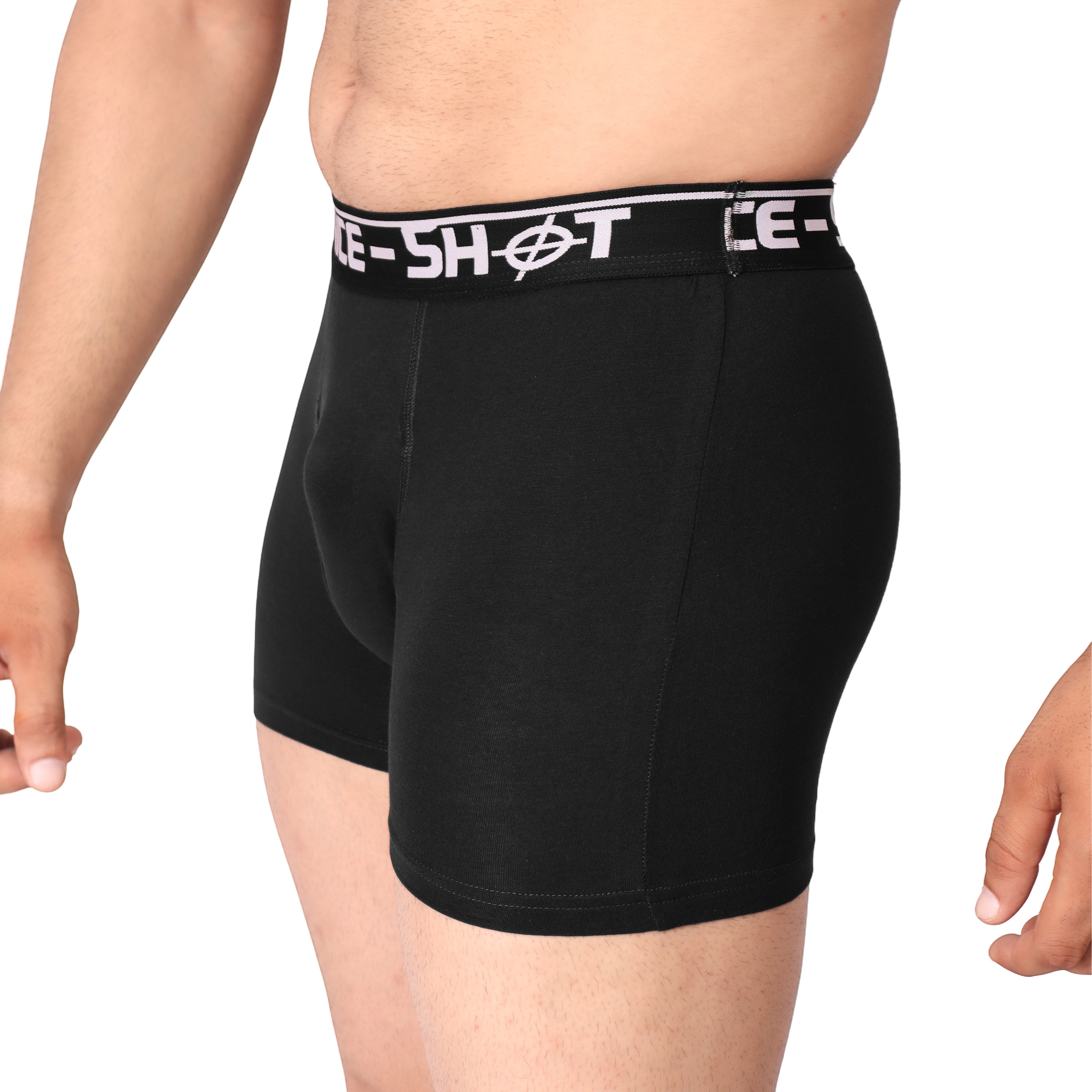 Men’s Boxer Briefs – Classic Solid Black