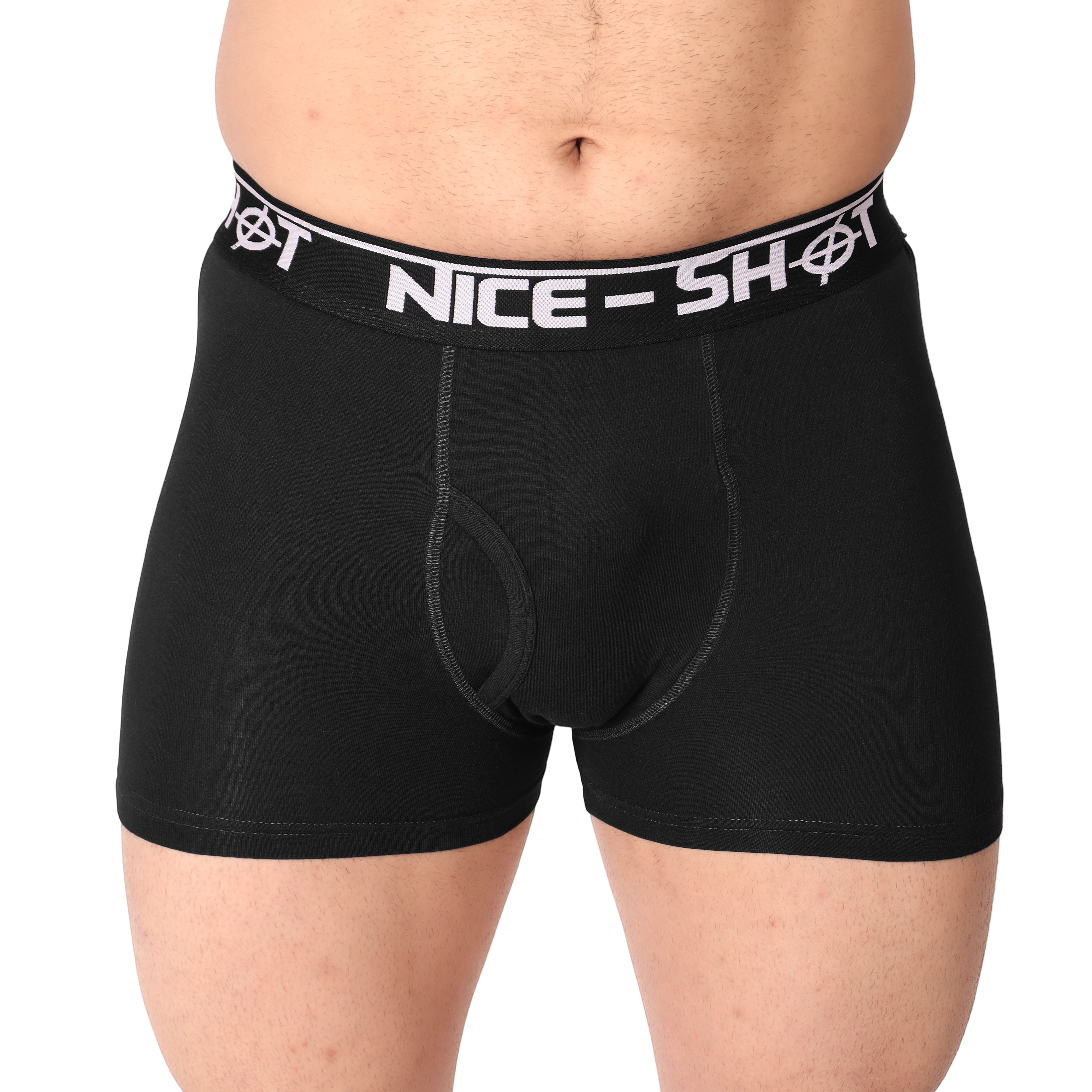 Men’s Boxer Briefs – Classic Solid Black