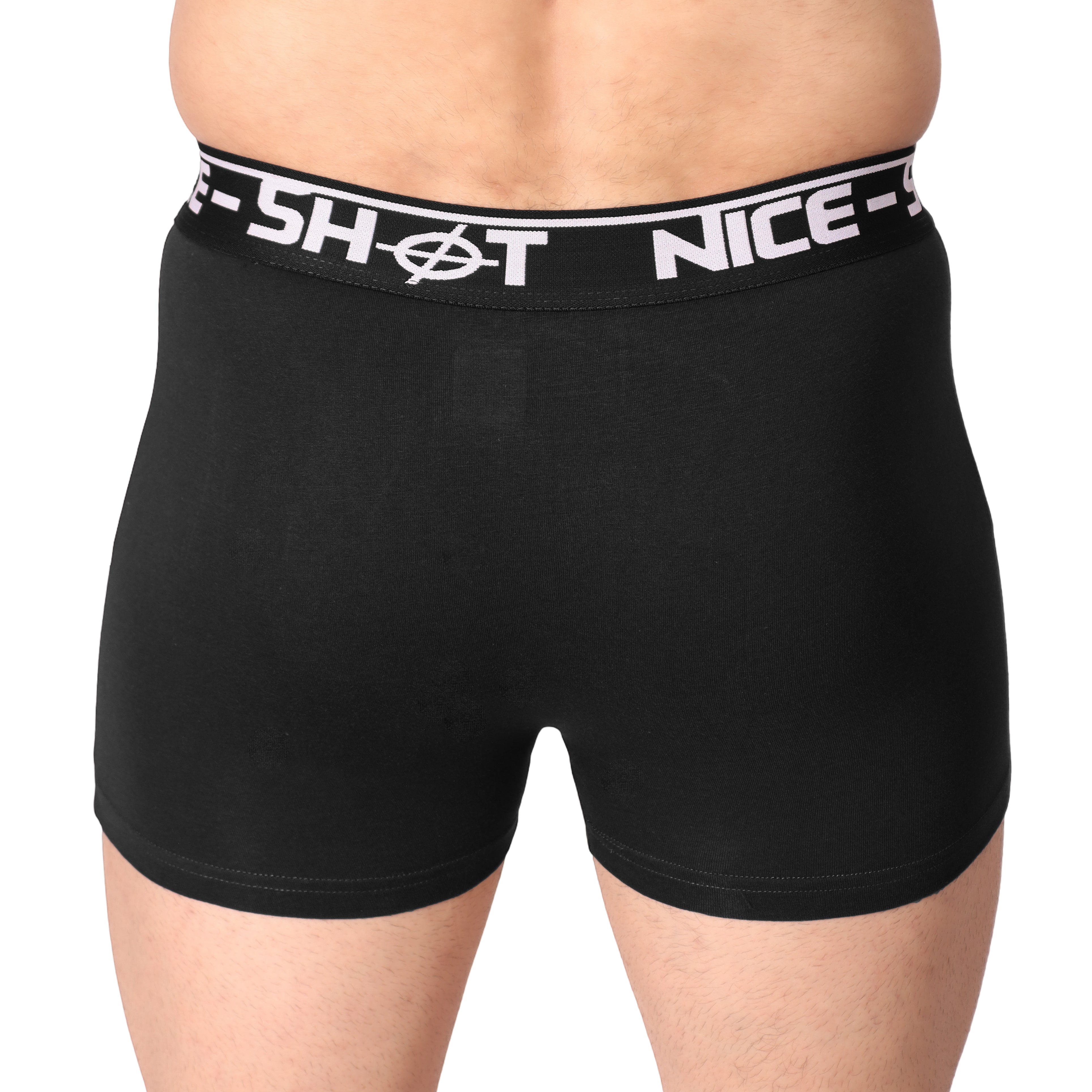 Men’s Boxer Briefs – Classic Solid Black