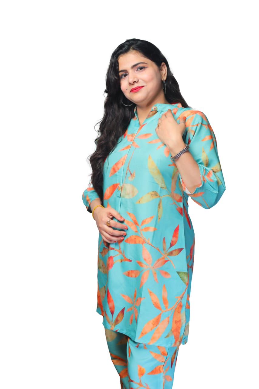 Ocean Blue Floral Co-Ord
