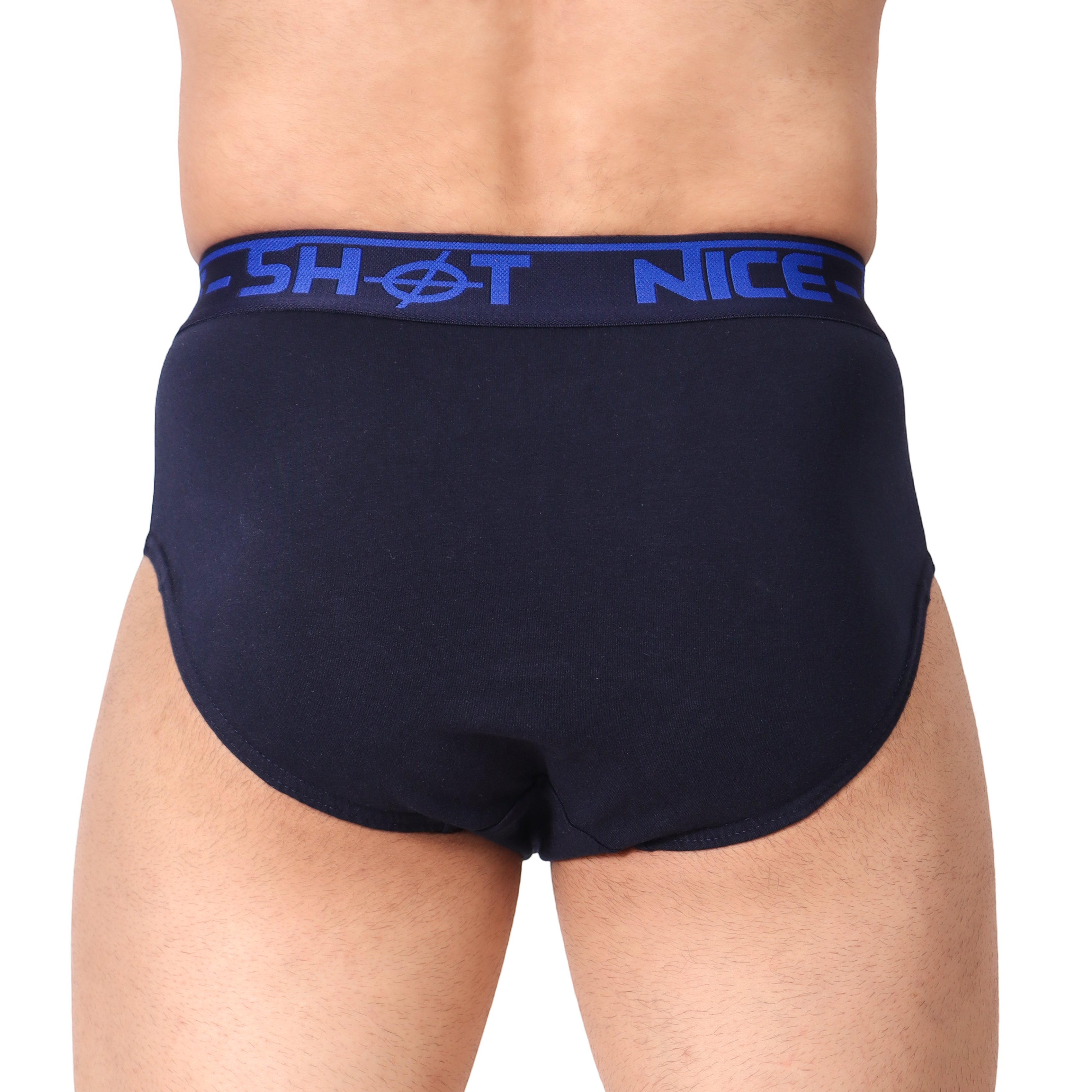 Men’s Classic Navy Briefs – Signature Fit by NICE SHOT