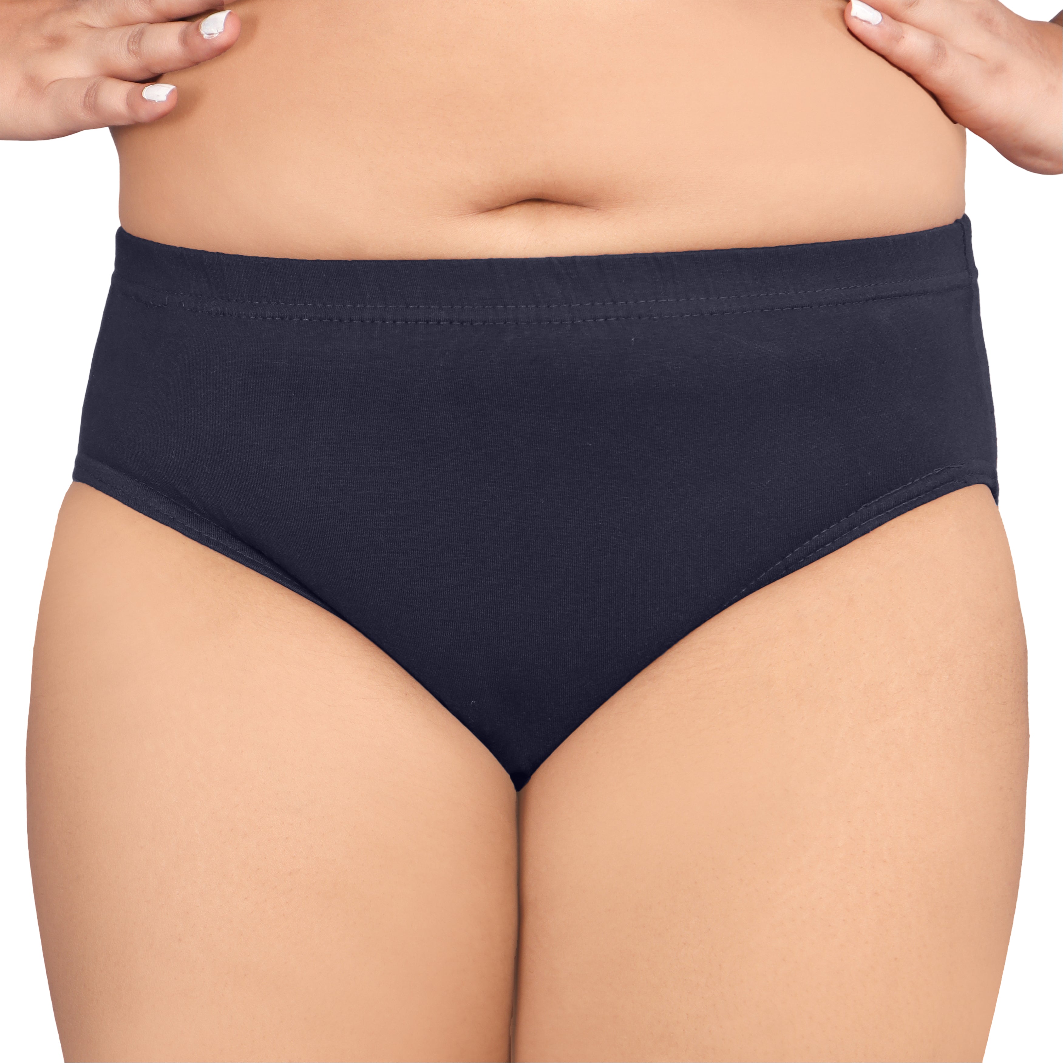 Women's Everyday Essential High-Rise Panties – Black