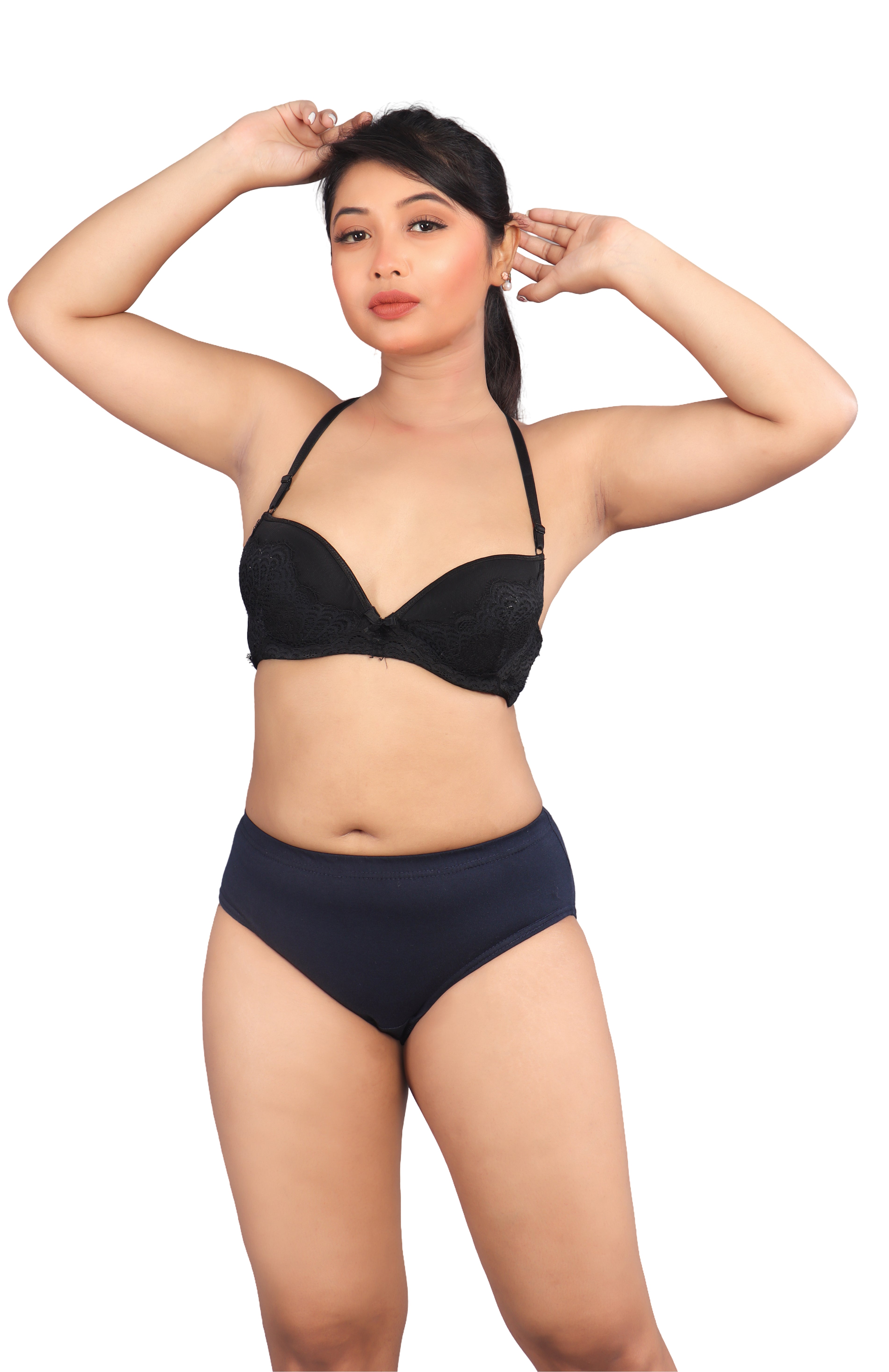 Women's Everyday Essential High-Rise Panties – Black