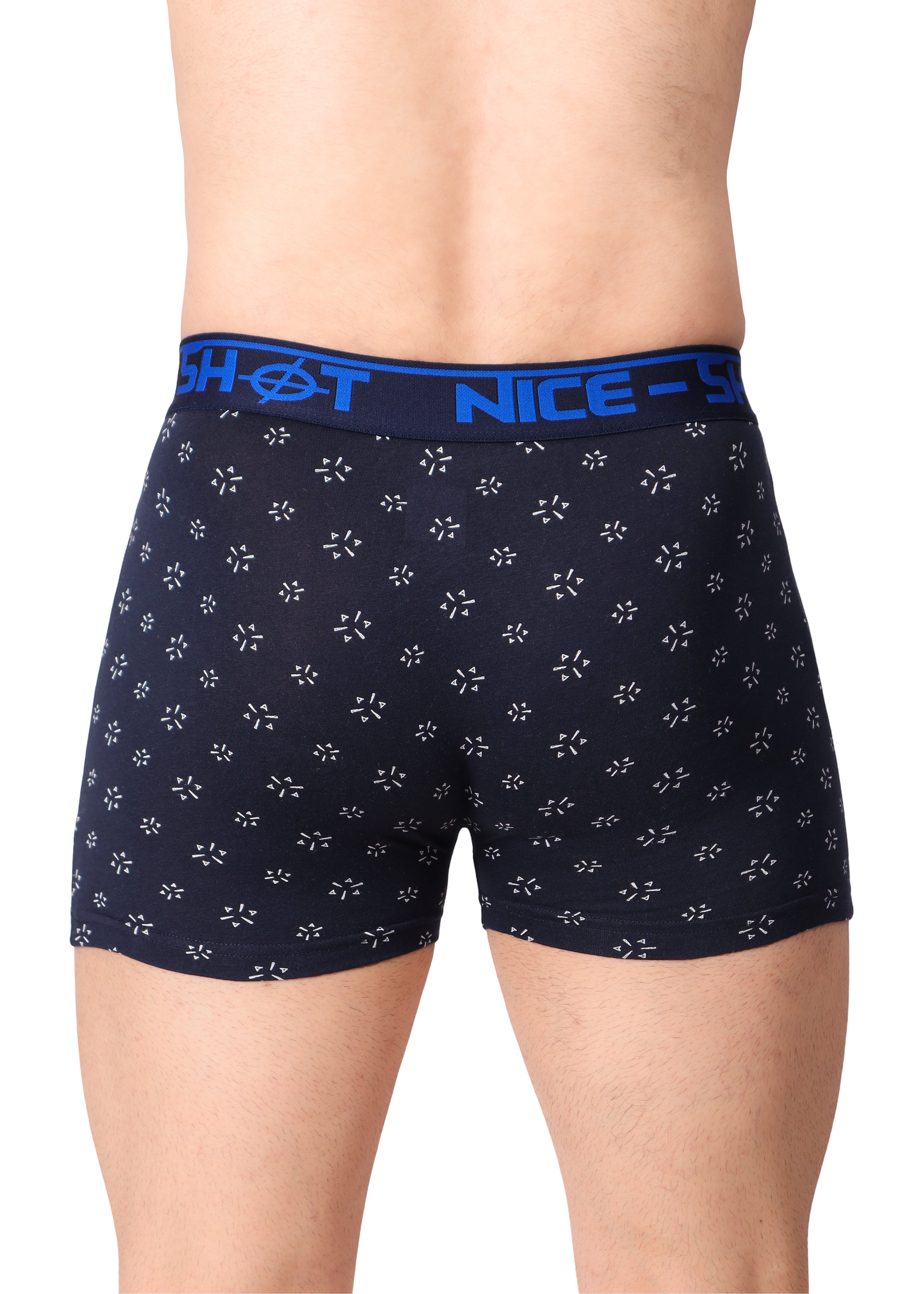 Men’s Boxer Briefs – Midnight Blue Star Pattern