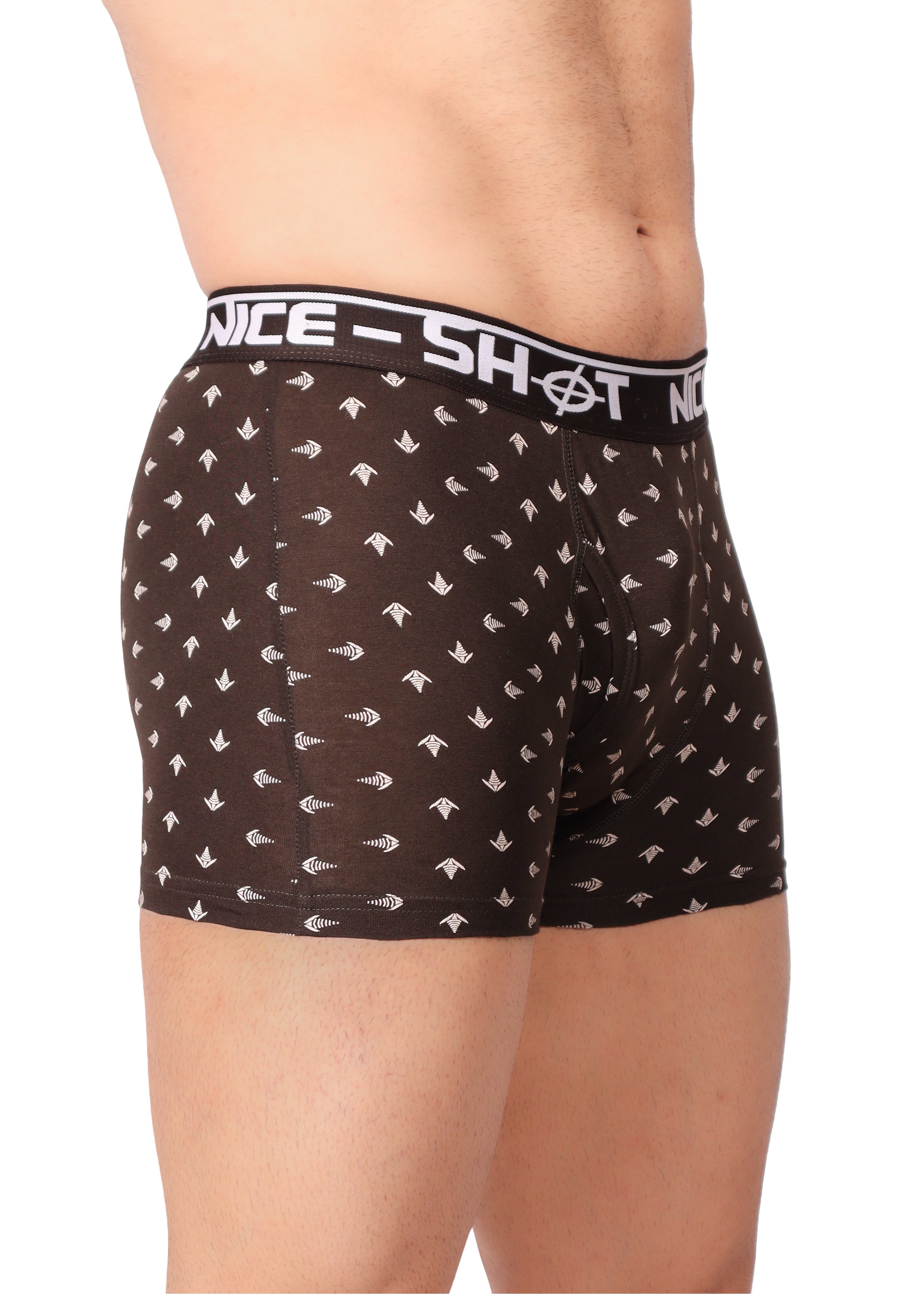 Men’s Boxer Briefs – Cocoa Dot Comfort Series
