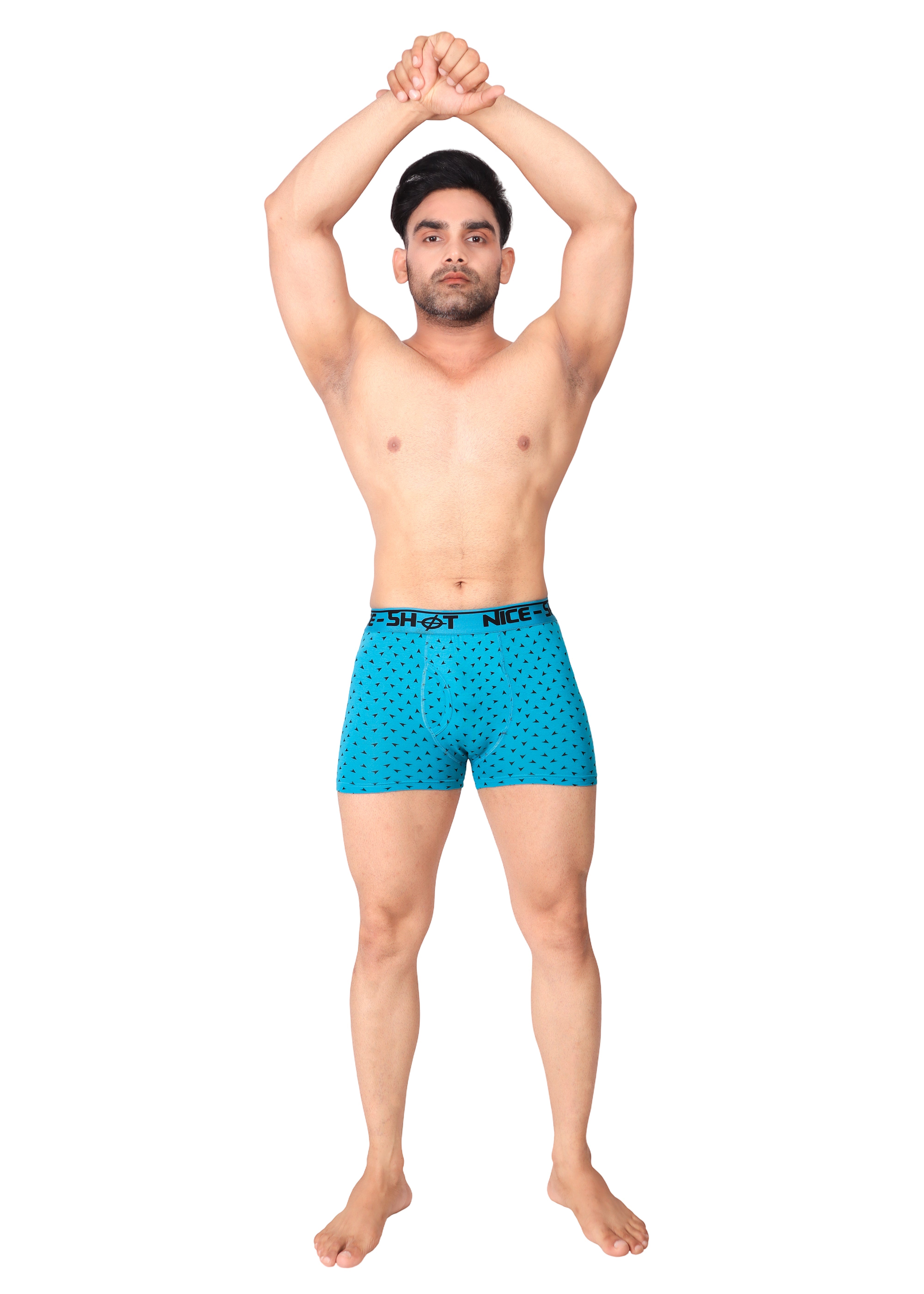 Men’s Boxer Briefs – Electric Blue Dot Edition