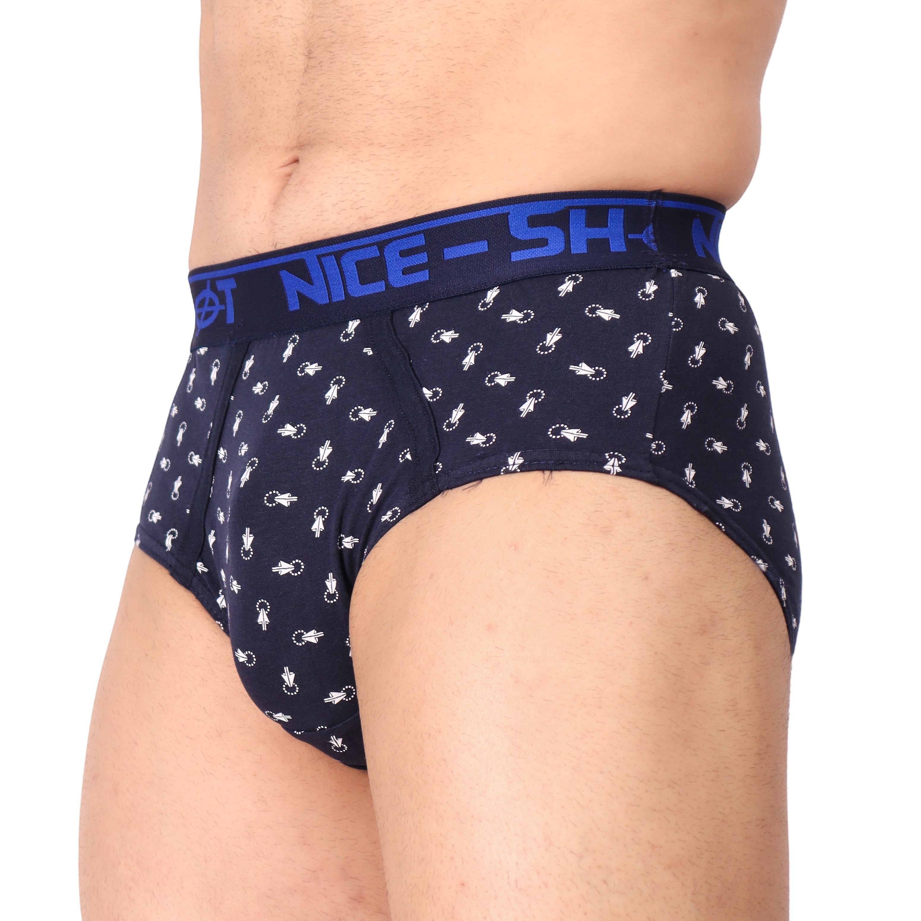 Men's Polka Dot Briefs – Midnight Navy