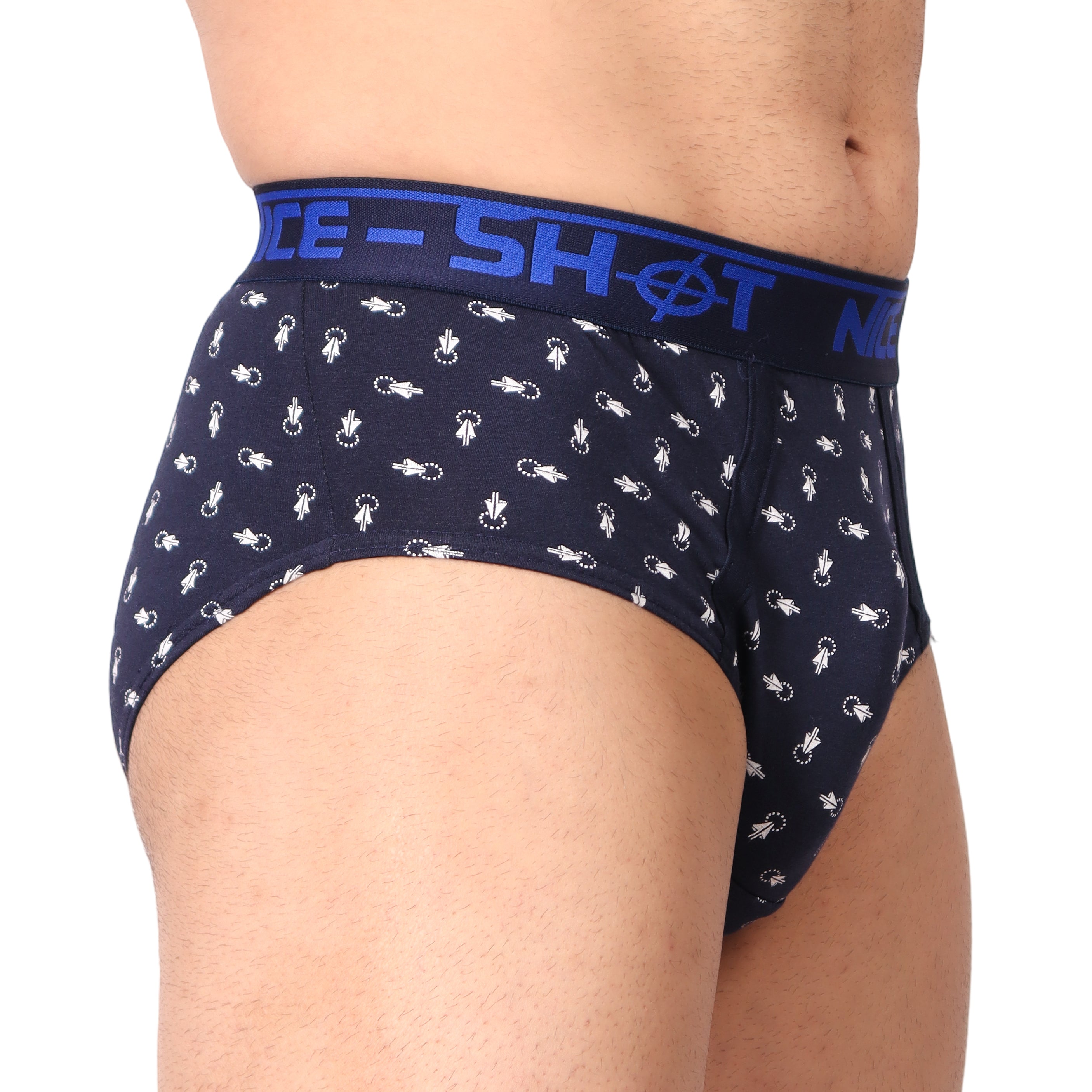 Men's Polka Dot Briefs – Midnight Navy