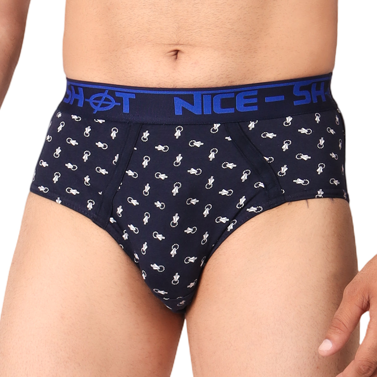 Men's Polka Dot Briefs – Midnight Navy