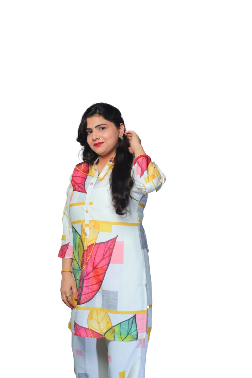 Colorful Co-Ord Set For Women