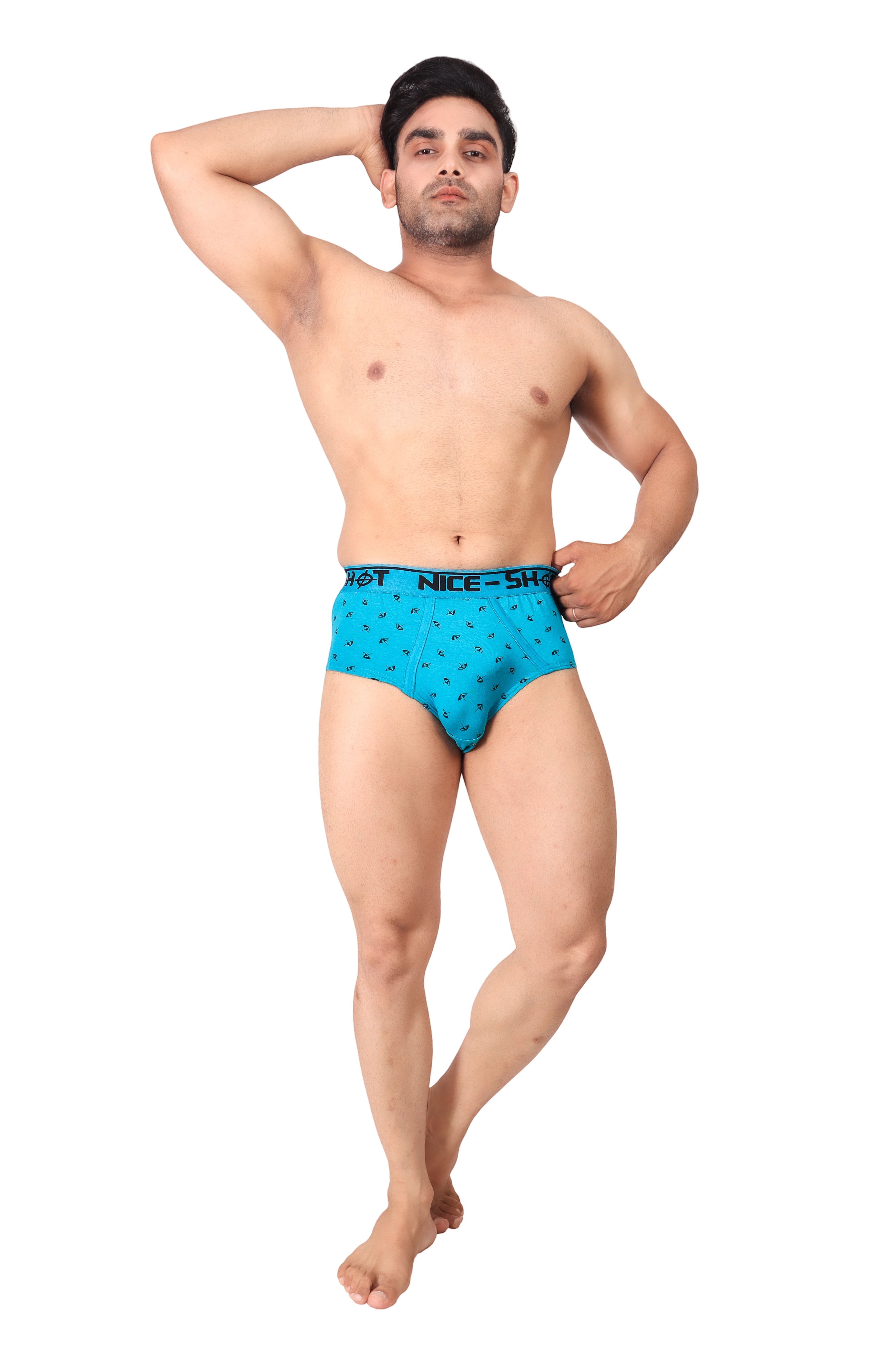 Men's Polka Dot Briefs – Ocean Blue
