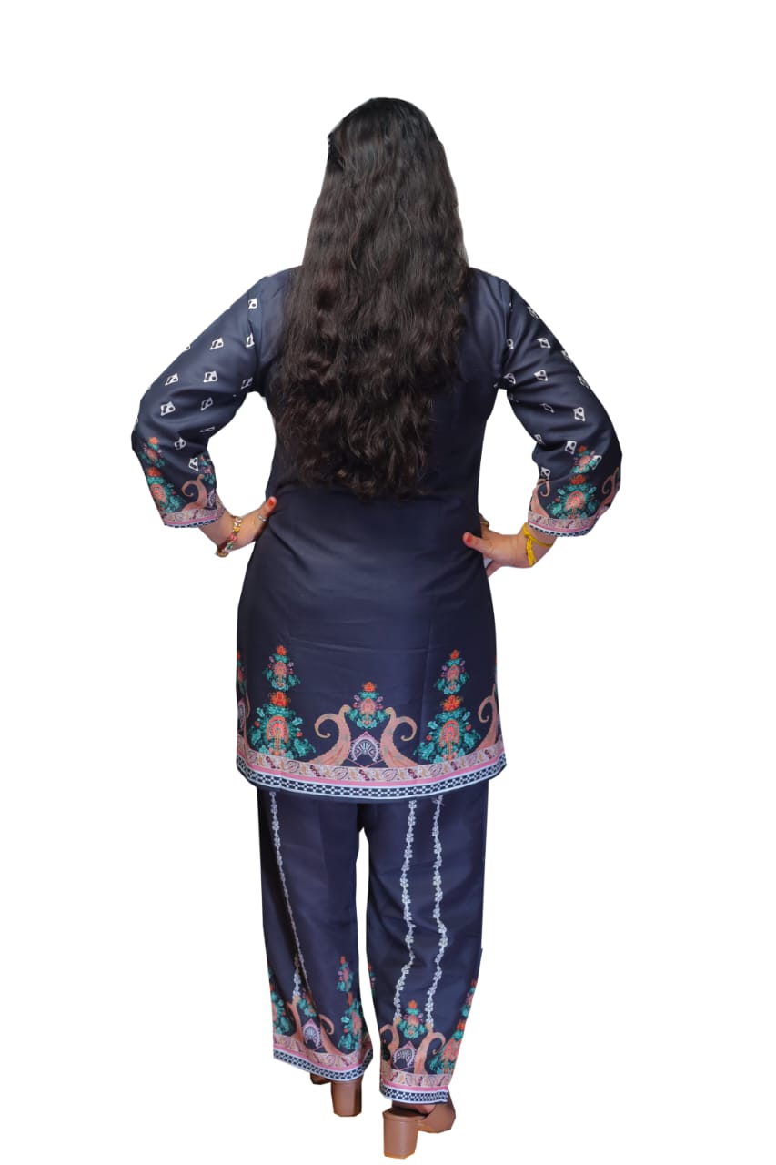 Navy Blue Co-ord Set