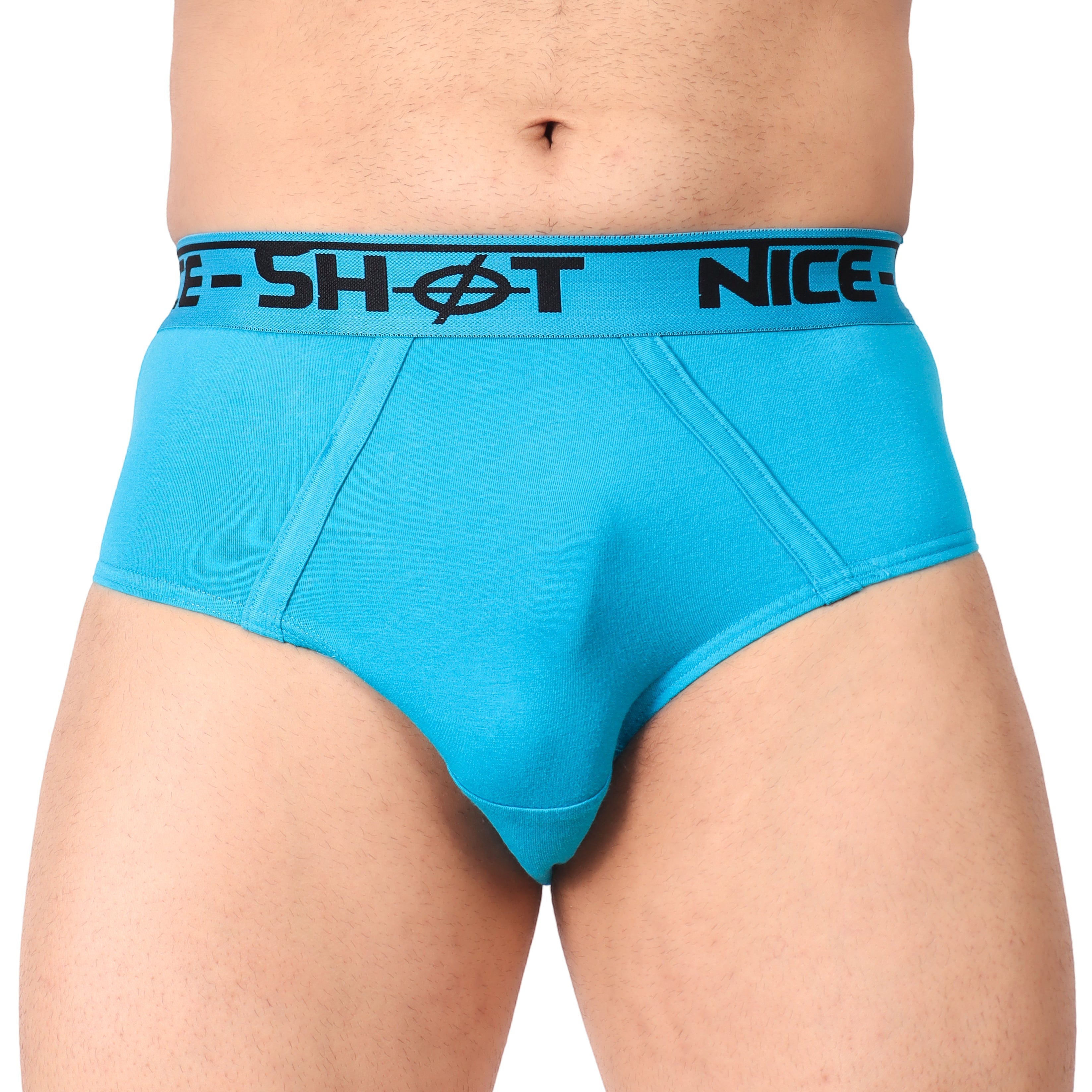 Men’s Electric Blue Briefs – Bold Moves by NICE SHOT