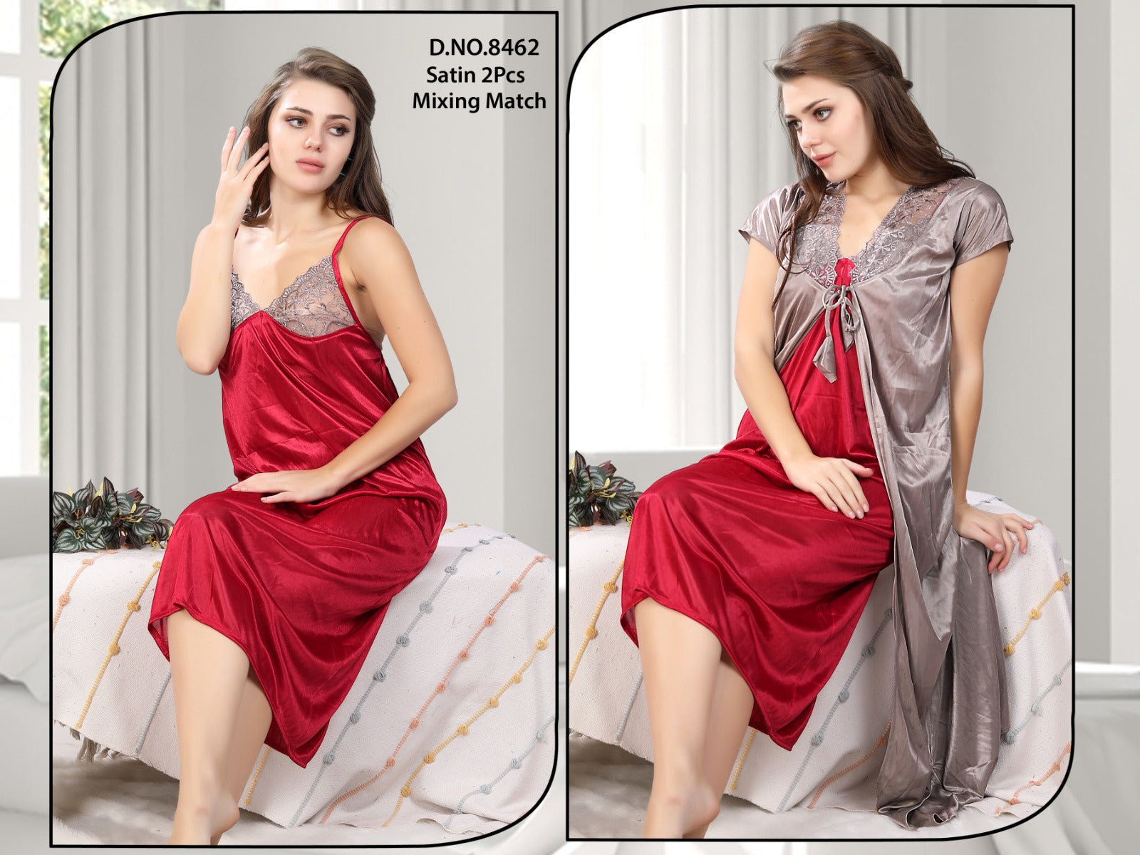 Luxury Satin 2-Piece Nightwear Set