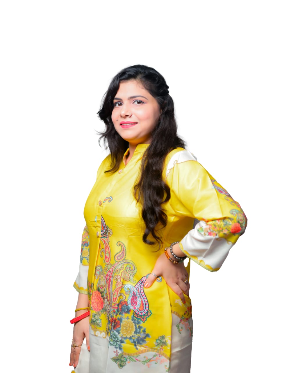Yellow Floral Co-Ord Set